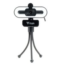 Webcam con Microfono W401L - Full HD, 30FPS, Luce LED 3 mode, USB, treppiede