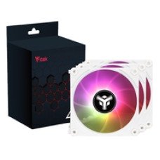 Kit 3x Ventola per case UW12 White - 12cm, ARGB Sync 5V 3pin, 4pin PWM, Senza fili