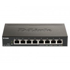 D-Link DGS-1100-08PV2 switch di rete Gestito L2/L3 Gigabit Ethernet (10/100/1000) Supporto Power over Ethernet (PoE) Nero