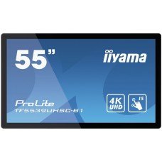 iiyama ProLite TF5539UHSC-B1AG monitor touch screen 139,7 cm (55") 3840 x 2160 Pixel Multi-touch Multi utente Nero